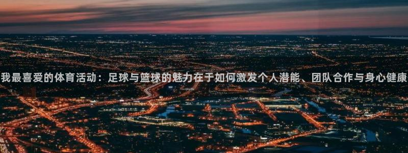 尊龙官方正版app集团logo：我最喜爱的体育活动：足球与篮