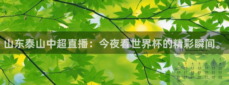 劲爆体育在线直播nba：山东泰山中超直播：今夜看世界杯的精彩瞬间。